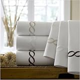 Bundle-19 Letto Cable Duvet Cover Size: Queen, Color: White