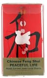 Zorbitz – Chinese Feng Shui Hand Carved Jade Luck Charm Peaceful Life Dove