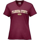 Nike Florida State Seminoles (FSU) Garnet Ladies Ligature Arched Team Logo T-shirt