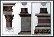 Art Poster Metal Framed Print - Cornice, Tempio Di Vesta - Artist: Giovanni Baptista Piranesi- Poster Size: 25 X 38