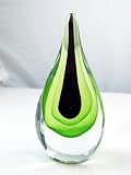 Murano Glass Vase Colorful 100% Hand Blown Art X1653