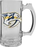 New Jersey Devils Beer Mug: 3D Logo Glass Tankard