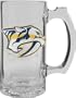 New Jersey Devils Beer Mug: 3D Logo Glass Tankard