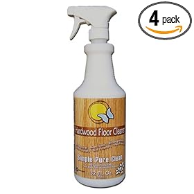 Seaside Naturals All Natural Hardwood Floor Cleaner, 32-Ounce Bottles (Pack of 4)