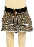 Leopard Print Drawstring Prairie Skirt