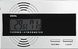 Silver Digital Thermo Hygrometer for Cigar Humidors