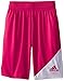 adidas Youth Striker 13 Shorts, Youth Small, Bright Pink F12/White
