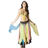 Belly Dancer Multi Layer Frill Skirt - LARGE XLARGE by Western Fashions