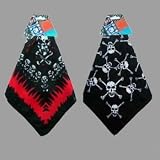 2 Assorted Skeleton Bandannas (Case of 144)