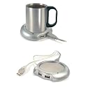 eGadget Desktop USB Cup Warmer...Built in 4 Port USB Port for Use with Desktops / Laptops / Notebooks / Netbook / iMac / Macbook