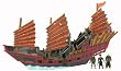 Pirates of the Carribean: Pirate Fleet Empress with Sao Feng, Pirate King Elizabeth Swann, and Tai Huang