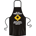 Grillsch�rze "Bin am Grillen! Keine Tipps! Bier bringen! Abflug"