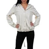 WESC - Women's Inger Button Hoodie (Pearl White)