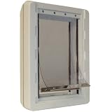 IdealPetProducts15-by-23.5-InchSuper-LargeRuff-WeatherPetDoorwithTelescopingFrame