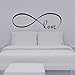 Ussore Wall Sticker 44*120CM Symbol Word Love Vinyl Art Wall Stickers Home Decor Wall Art For Kids Home Living Room House Bedroom Bathroom Kitchen Office Home Decoration