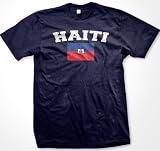 Haiti Flag International Soccer T-shirt, Haitian National Pride Mens Shirt