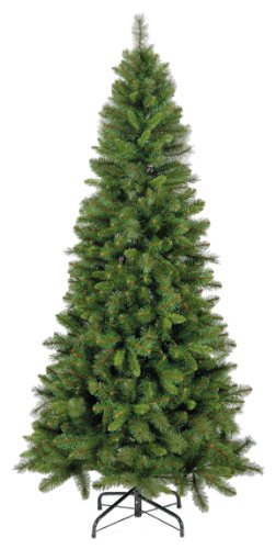 Snowtime CT05073 Künstlicher Weihnachtsbaum Manitoba Spruce Aufklappbar Slim Tree PVC 180 cm