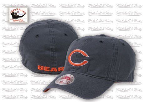 Bears NFL Mitchell & Ness Throwback Sewn Flex Hat S/MD