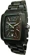 Tense Mens Dark Sandalwood Jumbo Oblong Natural Wood Watch J8102D