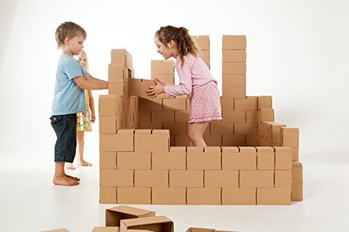 Giant building blocks from cardboard by Aurich