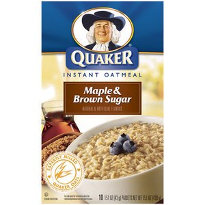Quaker Instant Oatmeal Maple & Brown Sugar- Pack of 6