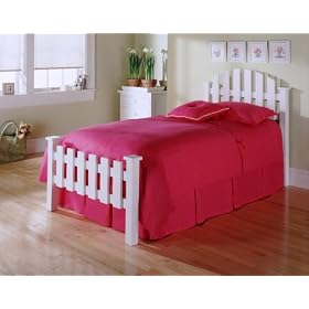 Hometown Bed with Frame - White (Twin)