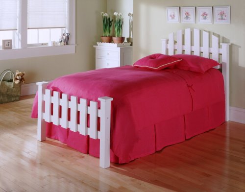 Childrens Toyshop  Toys : Hometown Bed with Frame- White(Twin)