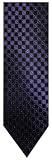 Men's Sean John Necktie Neck Tie Black, Purple and Silver
