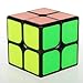 Fangshi Shuangren Funs Shishuang Tiled Small 2 x 2 x 2 Black Speed Cube Puzzle