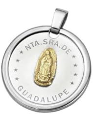 Joyas Alternativas™ Stainless Steel Guadalupe Medal Pendant