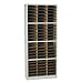 Safco 7131GR Value Sorter Literature Organizer, Steel/Fiberboard, 72 Compartments, Gray