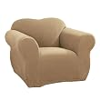 Casual Home Stretch Rib Chair Slipcover - Beach House Tan