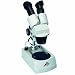 3B Scientific Binocular Stereo Microscope with Plastic Detachable Object Plate, 2x/4x Objective, 12V/10W Top and Transmitted Light Source, 20x/40x Magnification