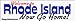 Welcome To Rhode Island now go home - Refrigerator Magnets 7x2 in