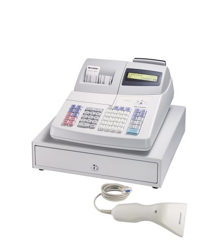 Sharp XE-A402 Electronic Cash Register with Barcode Scanner