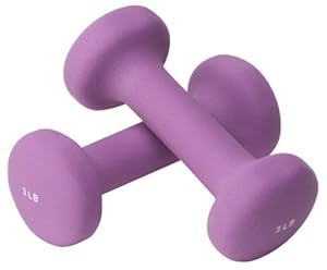 Valeo HW3 3-Pound Neoprene Hand Weights