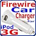 HQRP Firewire / Car Charger fits iPod 3 3rd generation (3G, 3Gen)