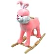 Best Quality HAPPY TRAILST Pearl the Plush Bunny Rocking Animal