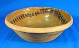 Redware Pottery Milk Pan 12