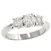 3 Stone Round Diamond Ring Diamond 1.00cttw Egl IJ/vs1