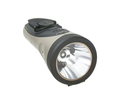 Childrens Toyshop  Kitchen & Housewares : Freeplay Jonta Wind-Up & Rechargeable Torch - 1watt Luxeon super bright LED - Champagne