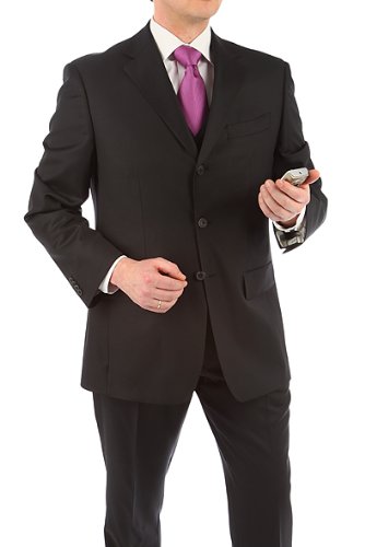 Herrenanzug Classic Fit, Business, reine Schurwolle 