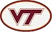 Virginia Tech Hokies Color Holographic Metal Auto Emblem Not Plastic Decal