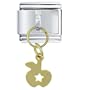 Dangle Golden Apple Italian Charms