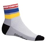 Giordana Multi Stripe Cycling Socks - Red/Blue/Yellow - (GI-SOCK-TRAD-TRIS)