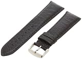 Hadley-Roma Men's MS2010RA-240 24-mm Black Genuine Alligator Leather WatchStrap
