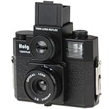 Holga 120GTLR zweiäugige Kamera mit Lichtschachtsucher schwarz