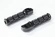 Foot Pegs - Rear Passenger - Black - Yamaha YZF R6 03-08, R6s 06-08, R1 04-08 - Black