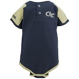 Georgia Tech Yellow Jackets Infant Navy Blue Lead Off Creeper