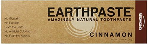 Redmond Trading Company, Earthpaste, Amazingly Natural Toothpaste, Cinnamon, 4 oz (113 g) by Redmond RealSalt